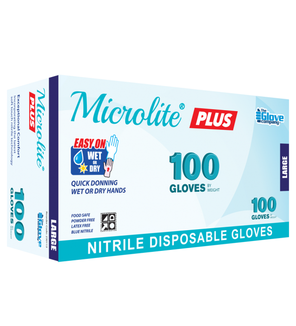 Microlite® PLUS Nitrile Disposable Gloves