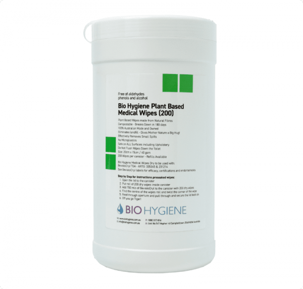 Bio Hygiene Plant Based Medical Wipes (200)